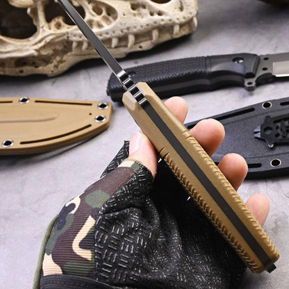 Fixed Blade Knife – Talon Tactical Survival with G10 Handle & Kydex Sheath