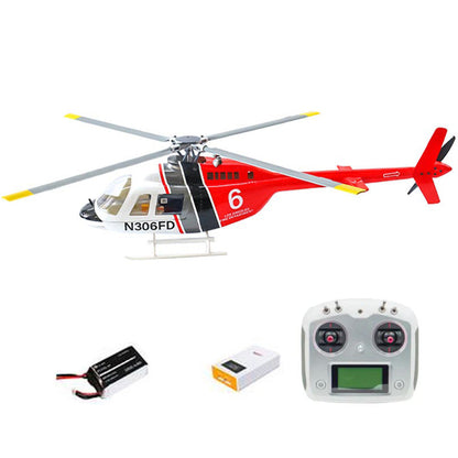 FLYWING Bell 206 V3 470 Scale 6CH GPS ACE Flight Control System Brushless RC Helicopter RTF