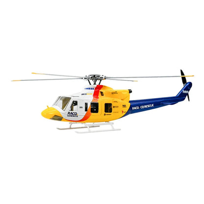 FLYWING Bell 412 470L V4 Military Rescue Scale 6CH Brushless GPS ACE Flight Control System RC Helicopter RTF