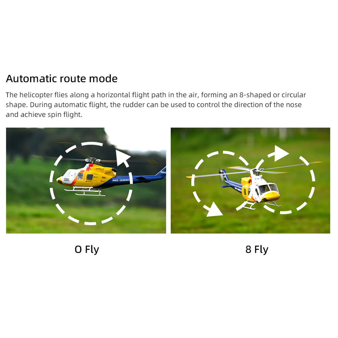 FLYWING Bell 412 470L V4 Military Rescue Scale 6CH Brushless GPS ACE Flight Control System RC Helicopter RTF
