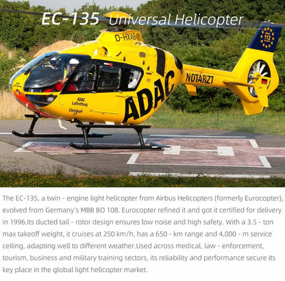 FLYWING EC135 470 Scale 6CH 4-Blade GPS H1 Flight Controller Brushless RC Helicopter PNP/RTF