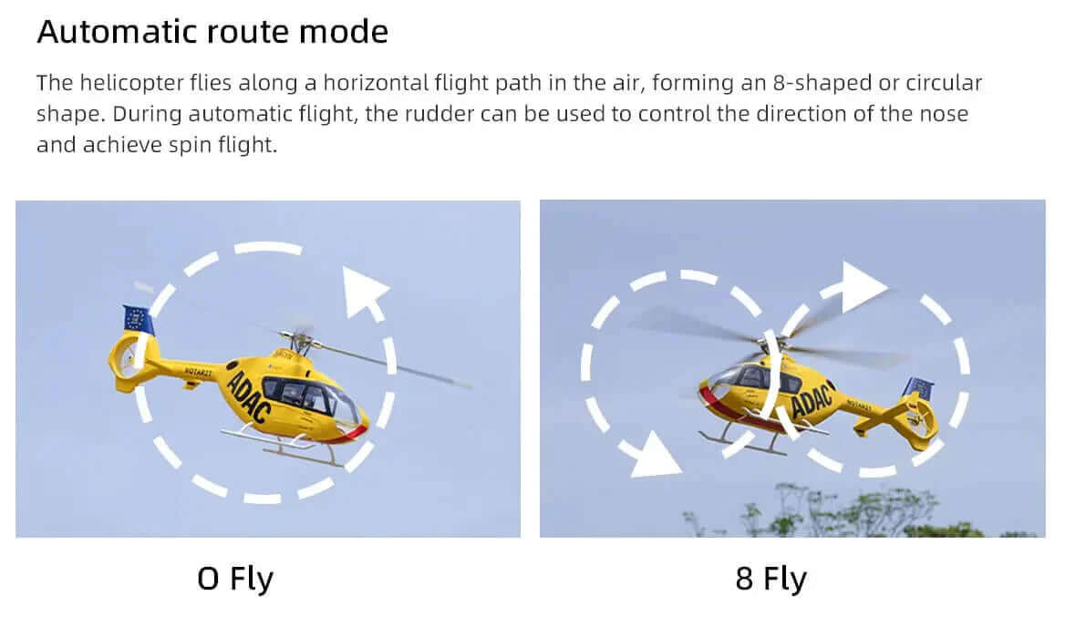FLYWING EC135 470 Scale 6CH 4-Blade GPS H1 Flight Controller Brushless RC Helicopter PNP/RTF