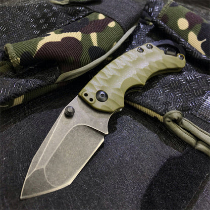Folding Knife – Kershaw 8750 Pocket with 8Cr13MoV Tanto Blade with Dual Thumbstuds EDC