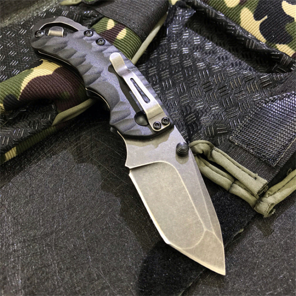 Folding Knife – Kershaw 8750 Pocket with 8Cr13MoV Tanto Blade with Dual Thumbstuds EDC
