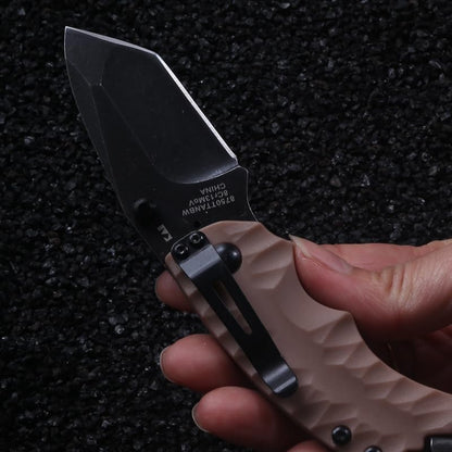 Folding Knife – Kershaw 8750 Pocket with 8Cr13MoV Tanto Blade with Dual Thumbstuds EDC