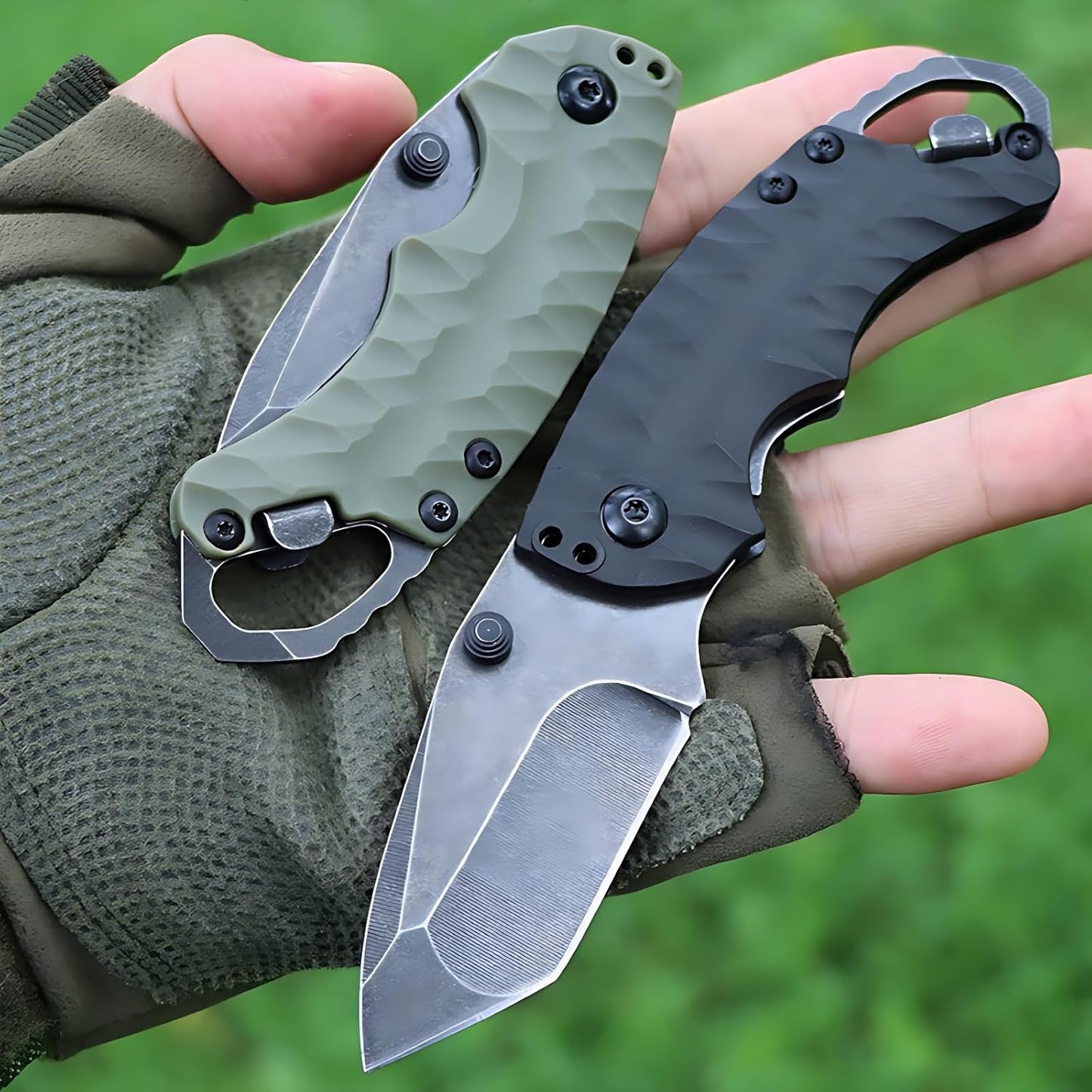 Folding Knife – Kershaw 8750 Pocket with 8Cr13MoV Tanto Blade with Dual Thumbstuds EDC