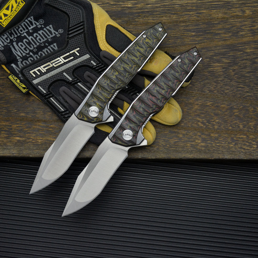 Folding Knife – Python D2 Heavy-Duty with G10 Tactical Survival Blade