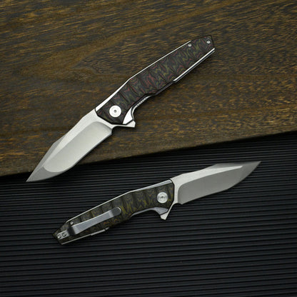 Folding Knife – Python D2 Heavy-Duty with G10 Tactical Survival Blade
