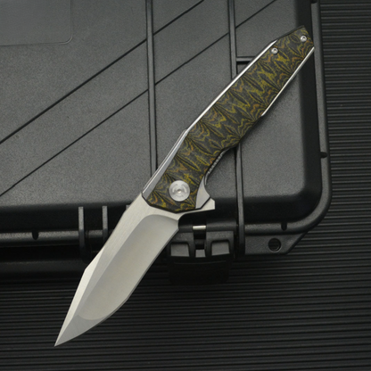 Folding Knife – Python D2 Heavy-Duty with G10 Tactical Survival Blade