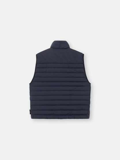 Stone Island Seamless Tunnel Nylon Down-TC Vest in Navy