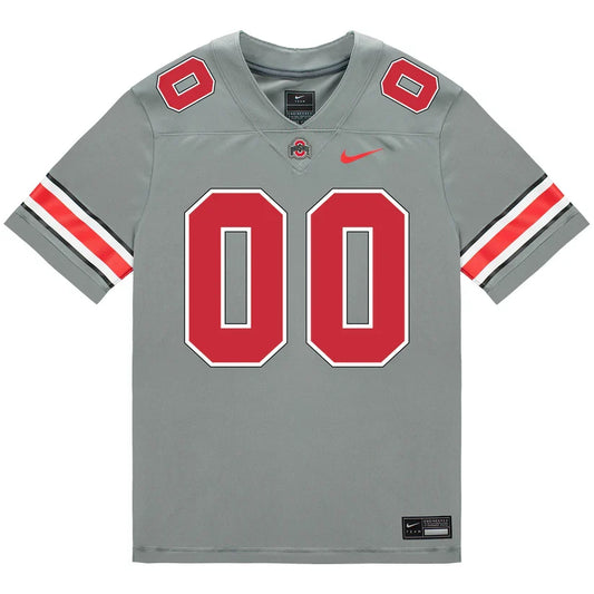 Custom Ohio States Buckeyes Jersey - Grey