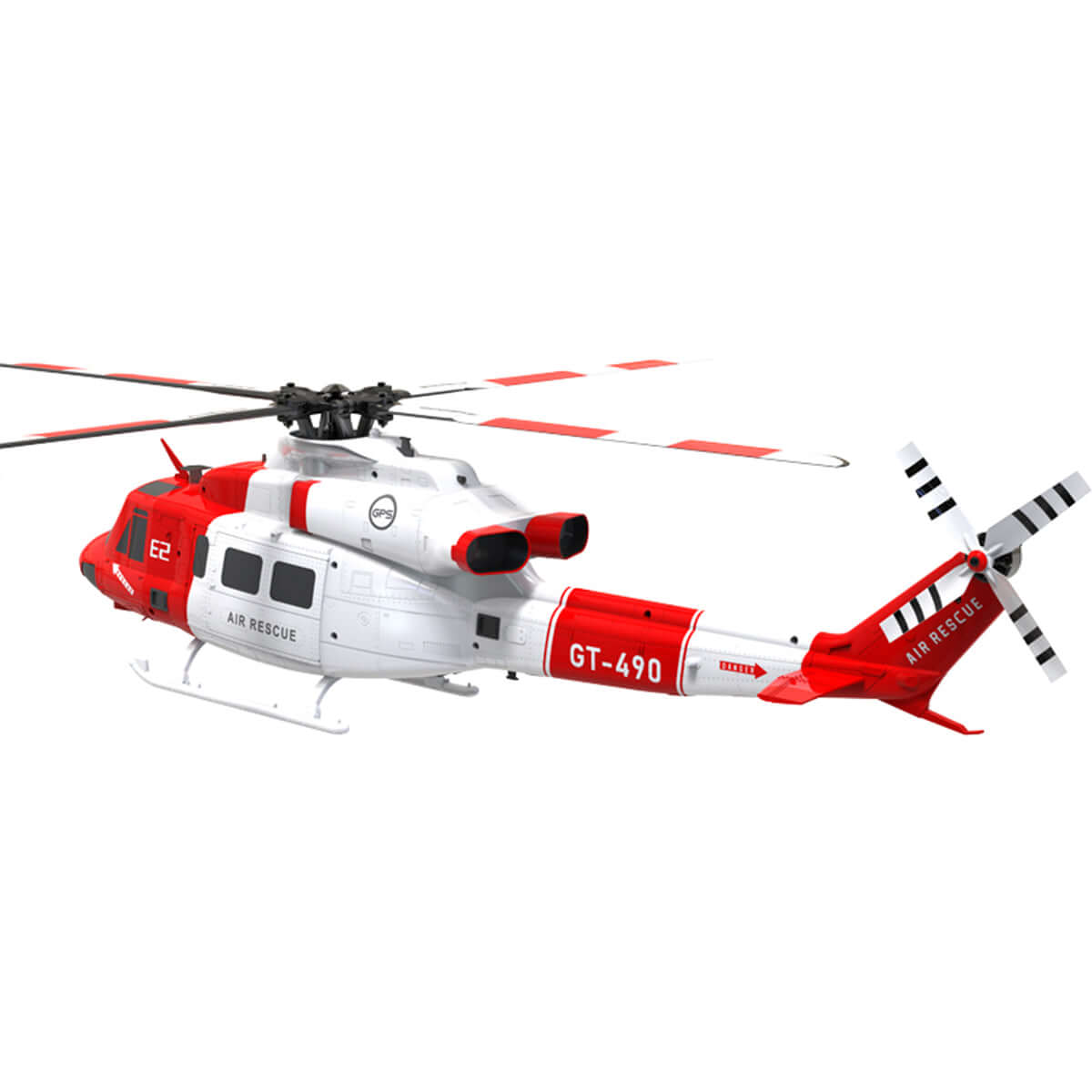 GOOSKY E2 UH-1Y Venom Scale RC Helicopter 2.4G 6CH Brushless Direct Drive GPS&LiDAR Positioning Rescue Livery RTF/BNF