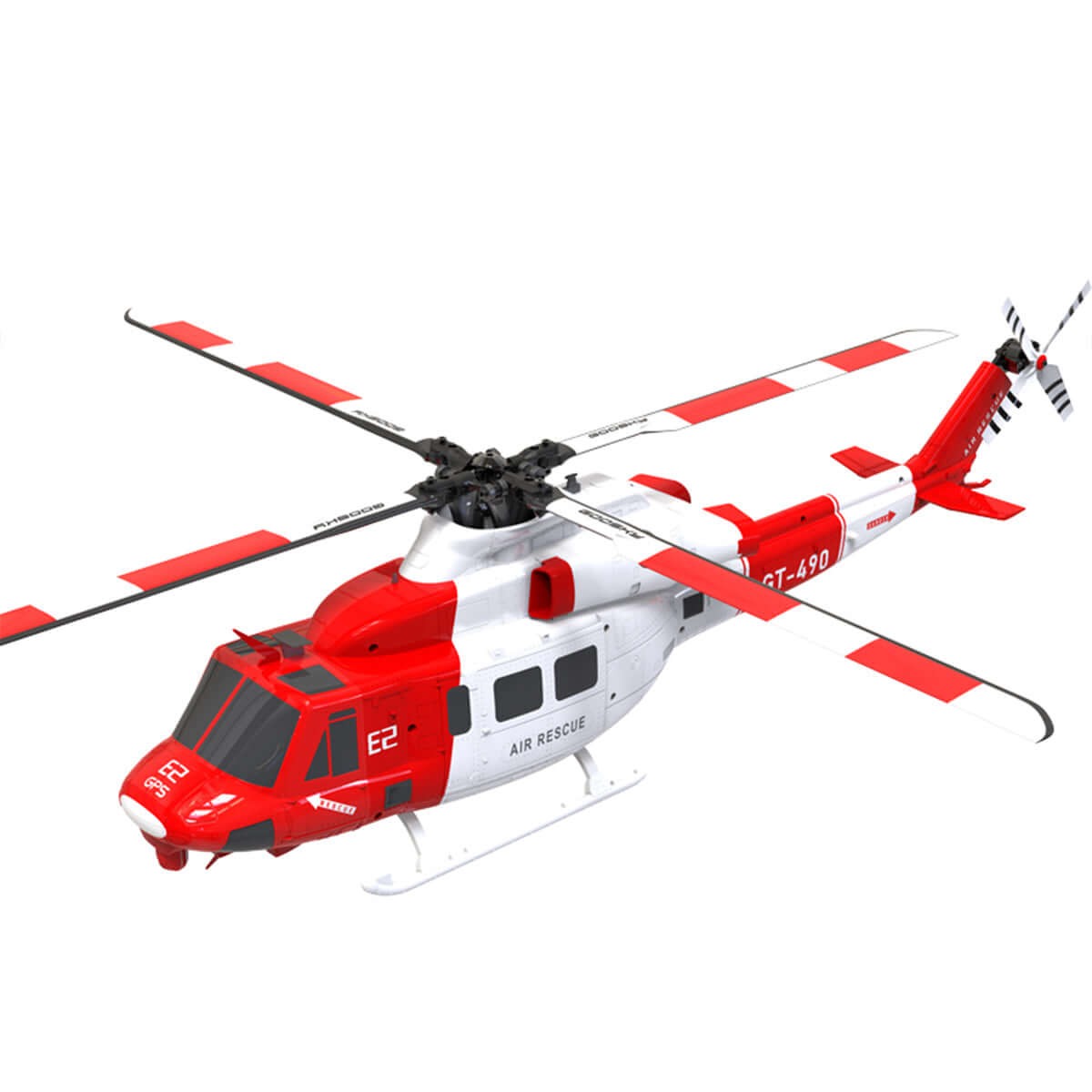 GOOSKY E2 UH-1Y Venom Scale RC Helicopter 2.4G 6CH Brushless Direct Drive GPS&LiDAR Positioning Rescue Livery RTF/BNF