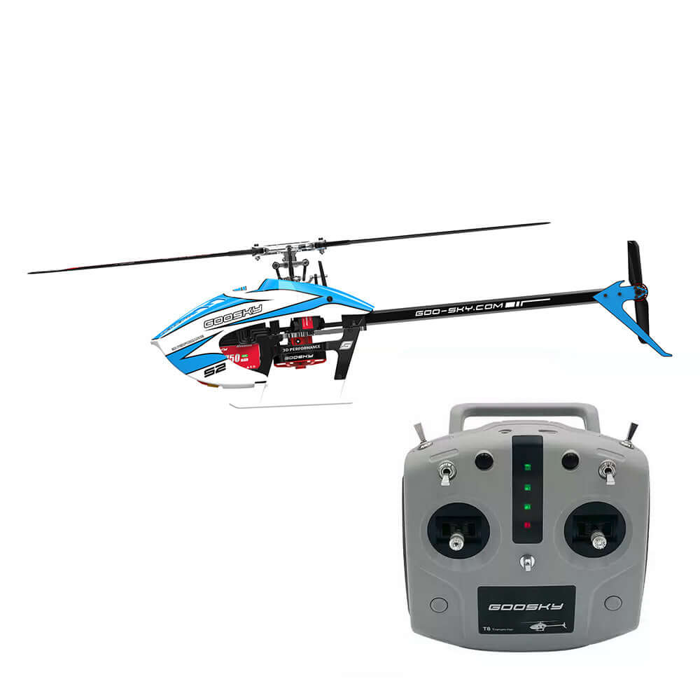 GOOSKY S2 Max RC Helicopter 6CH 3D Flybarless Dual Brushless Motor Direct-Drive BNF/RTF Helicopter