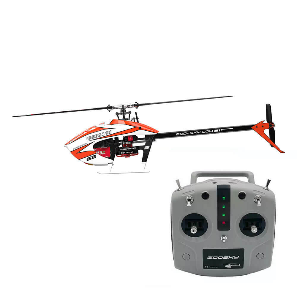 GOOSKY S2 Max RC Helicopter 6CH 3D Flybarless Dual Brushless Motor Direct-Drive BNF/RTF Helicopter