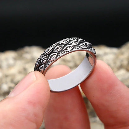 Gothic Statement Ring – Mystic All Seeing Eye Punk Vintage for Alternative Styling