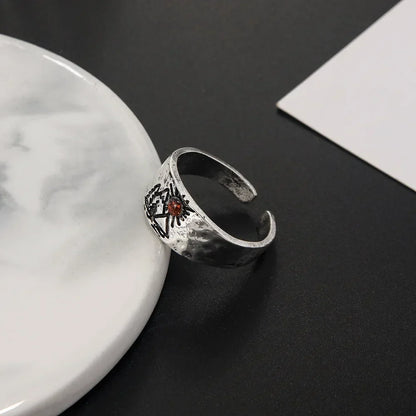Gothic Statement Ring – Punk with Sunset Valley Nature Vintage