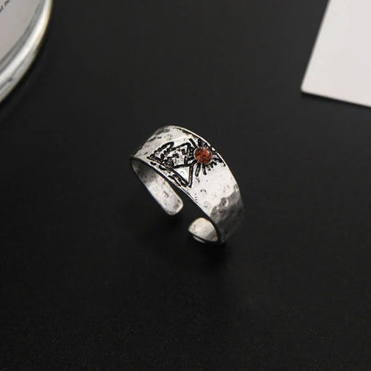 Gothic Statement Ring – Punk with Sunset Valley Nature Vintage