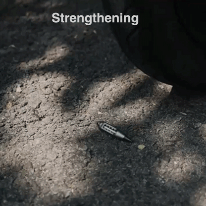 Gothic Titanium Pendant – Dark Fire EDC with Multi-Tool with Keychain Lantern