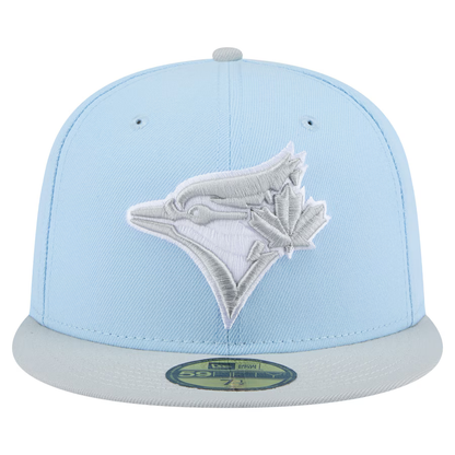 New Era Toronto Blue Jays 2-Tone Color Pack 59FIFTY Fitted Hat-Ligfht Blue/Gray