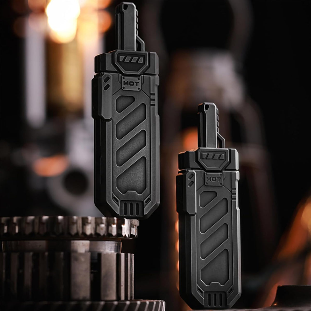 Haptic Fidget Slider – Sky Breaker Metal with Sword & Scabbard Press Mechanism