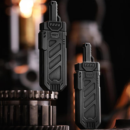 Haptic Fidget Slider – Sky Breaker Metal with Sword & Scabbard Press Mechanism
