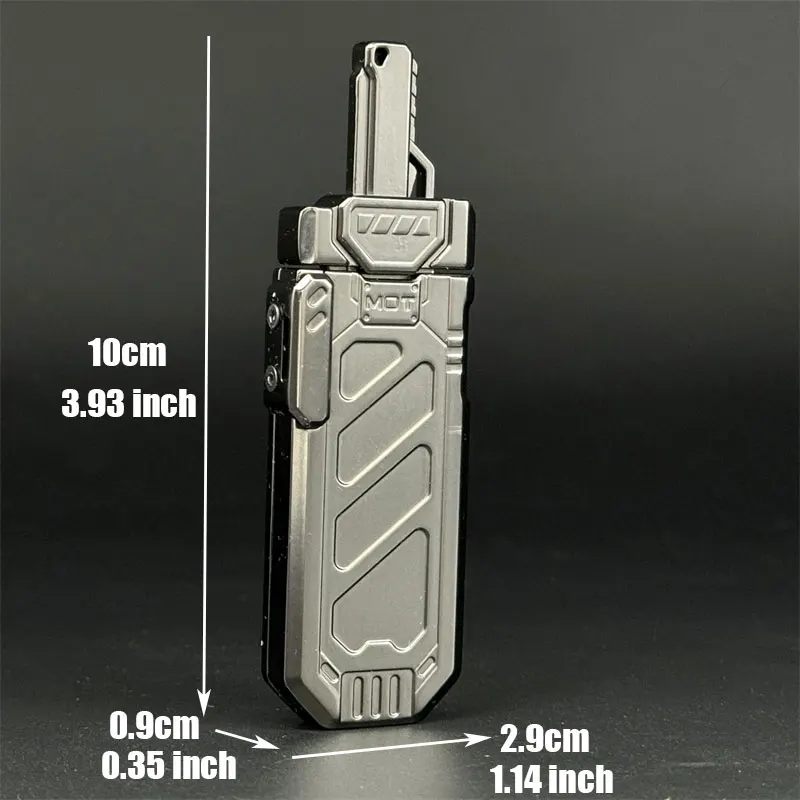 Haptic Fidget Slider – Sky Breaker Metal with Sword & Scabbard Press Mechanism