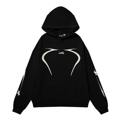 Hellstar Sport Hoodie Black White
