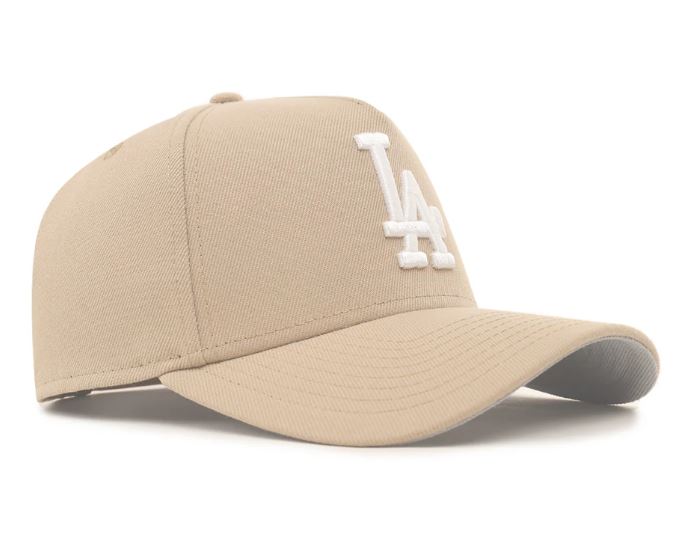 New Era Los Angeles Dodgers 9Forty A-Frame Womens Hat - Beige