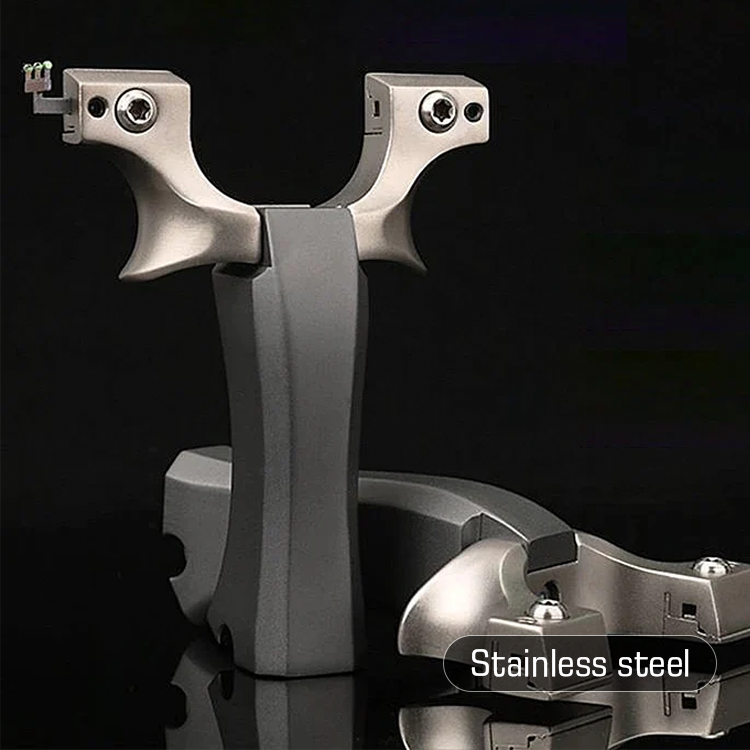 Hunting Slingshot – Powerful with 440C Stainless Steel Aluminum Handle