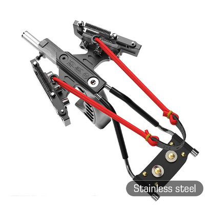 Hunting Slingshot – Professional with Stainless Steel Wrist Rest with Laser Sight