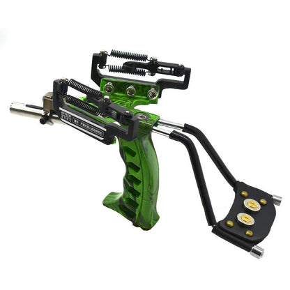 Hunting Slingshot – Professional with Stainless Steel Wrist Rest with Laser Sight