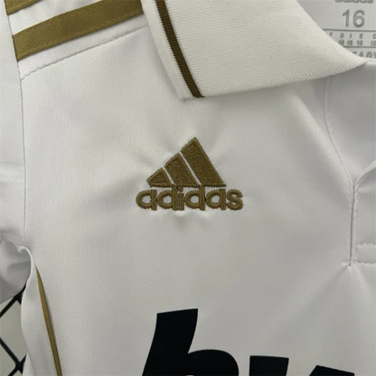 Retro Kids Real Madrid Home Jersey 11/12