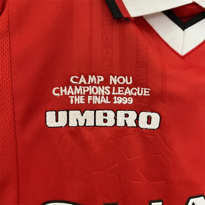 Retro Kids Manchester United Home Jersey 99/00