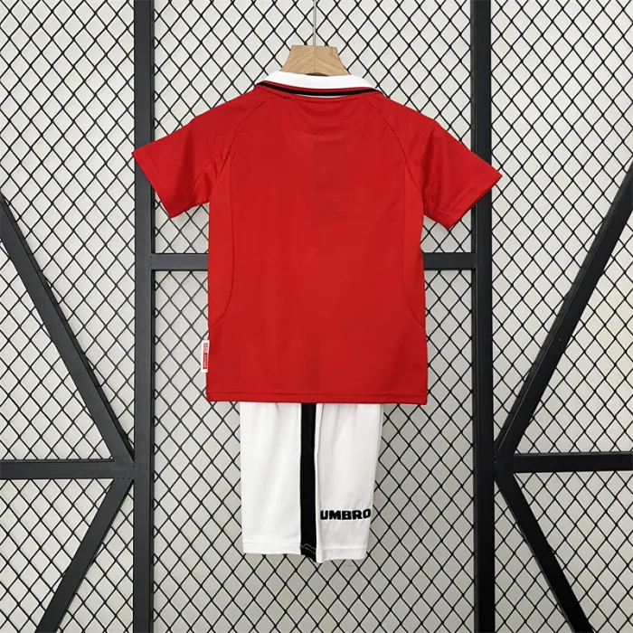 Retro Kids Manchester United Home Jersey 99/00