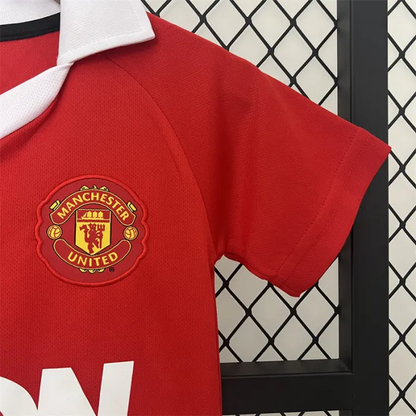 Retro Kids Manchester United Home Jersey 10/11