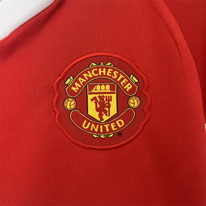 Retro Kids Manchester United Home Jersey 10/11