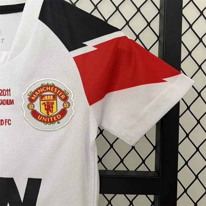 Retro Kids Manchester United Away Jersey 10/11