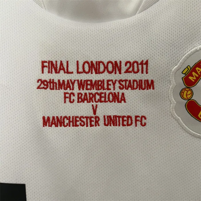 Retro Kids Manchester United Away Jersey 10/11