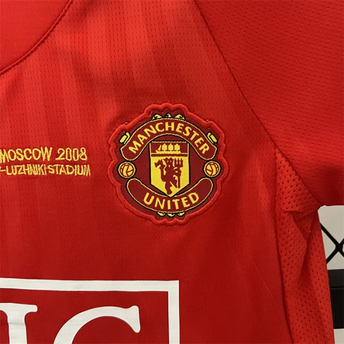 Retro Kids Manchester United Home Jersey 07/08