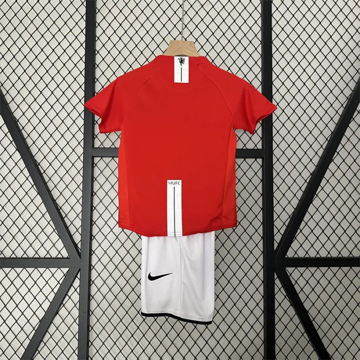 Retro Kids Manchester United Home Jersey 07/08