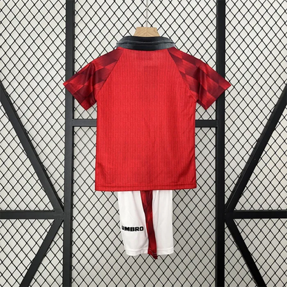Retro Kids Manchester United Home Jersey 96/97