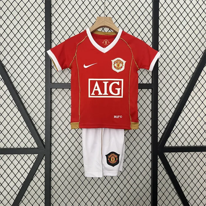 Retro Kids Manchester United Home Jersey 06/07