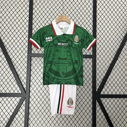 Retro Kids Mexico Home Jersey 1998
