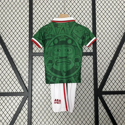 Retro Kids Mexico Home Jersey 1998