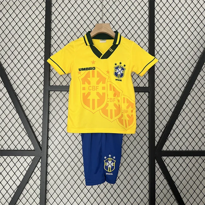 Retro Kids Brazil Home Jersey 93/94