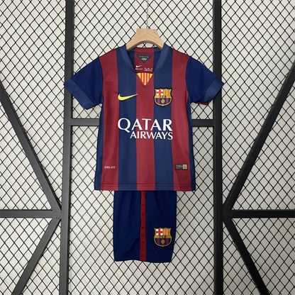 Retro Kids Barcelona Home Jersey 14/15