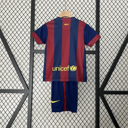 Retro Kids Barcelona Home Jersey 14/15