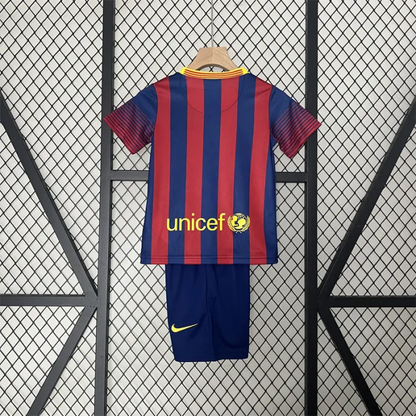 Retro Kids Barcelona Home Jersey 13/14