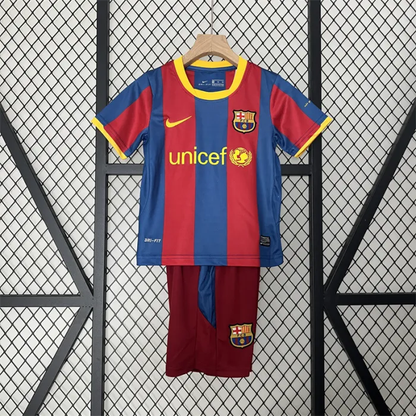 Retro Kids Barcelona Home Jersey 10/11
